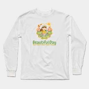 Beautiful Day with spring outfit Long Sleeve T-Shirt